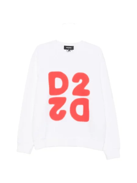 Hanorac Dsquared2 cu imagine alb