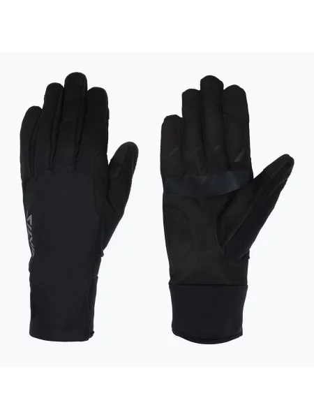 Cyklistické rukavice SILVINI Valtellino black černé