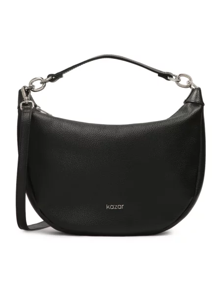 Torebka skórzana Kazar skórzana czarna
