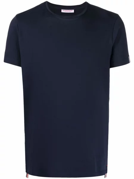 Tricou Orlebar Brown cu decolteu rotund albastru