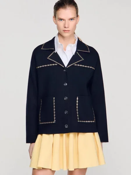 Кардиган Sandro синій