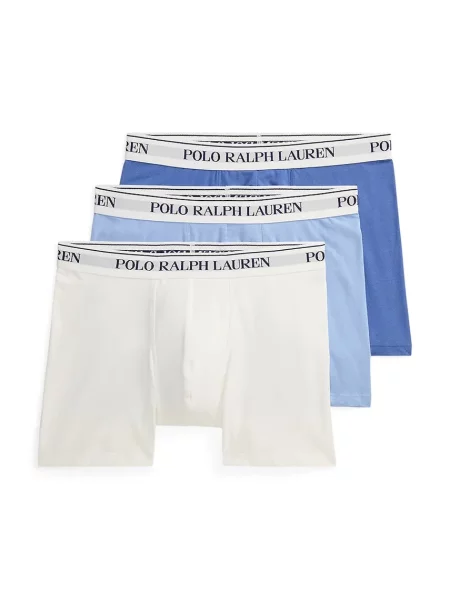 Polo Ralph Lauren boxerky pánske s elastanom biela