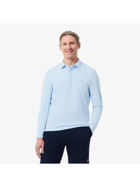 Lacoste поло чоловіче PARIS блакитне