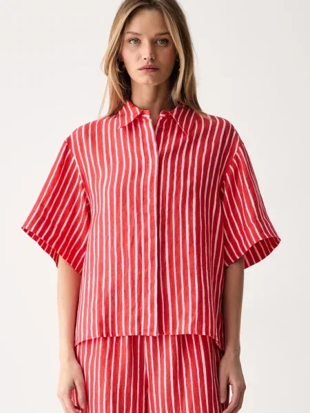 Marimekko cămașă pentru femei din in