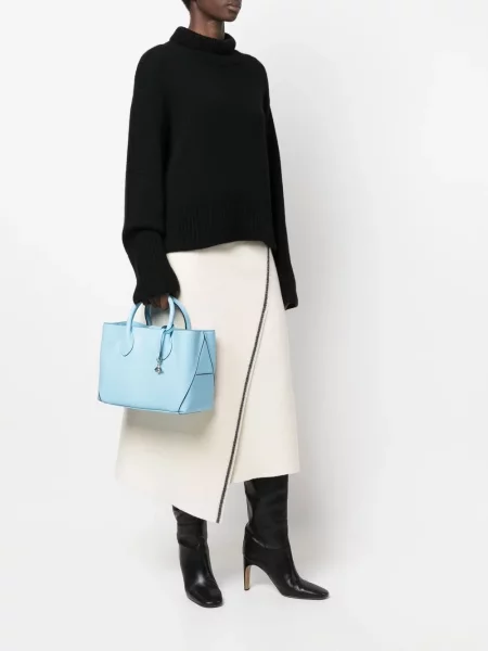 Shopper kabelka Aspinal Of London modrá
