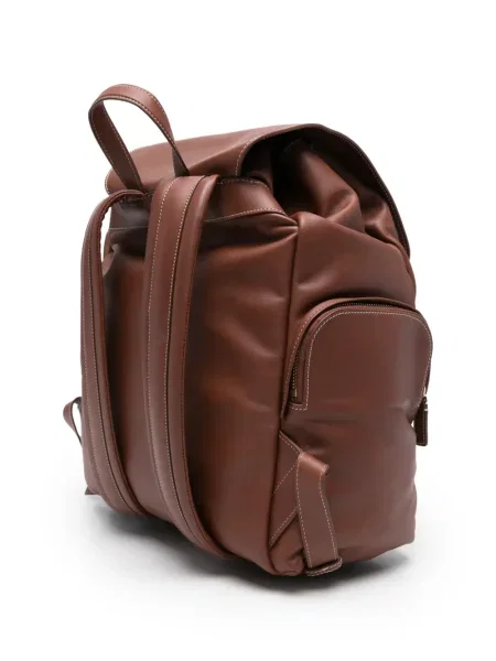 Rucsac Eleventy din piele maro