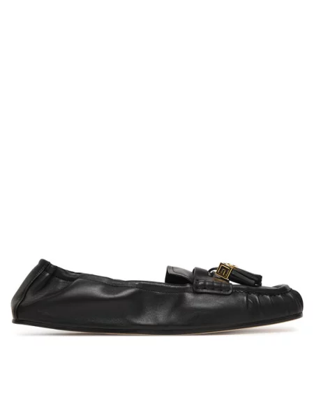 Elisabetta Franchi De piele mocasini negru