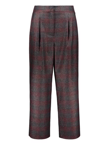 Pantaloni Lorena Antoniazzi de lână albastru
