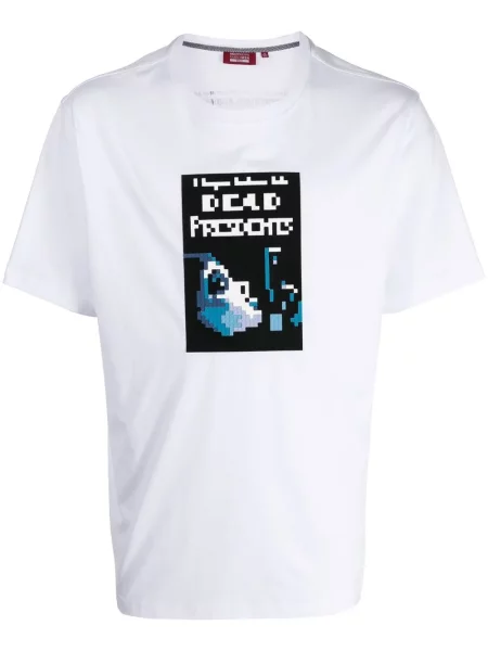 Tricou Mostly Heard Rarely Seen 8-bit scurt alb