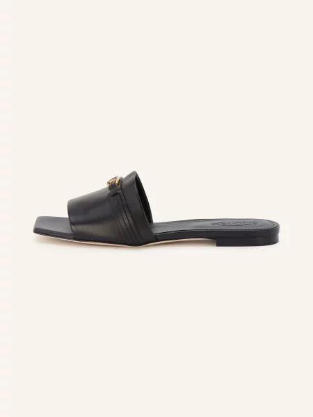 Tod's Klapki schwarz czarne