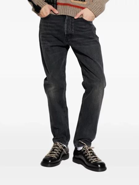Blugi Haikure cu 5 buzunare negru
