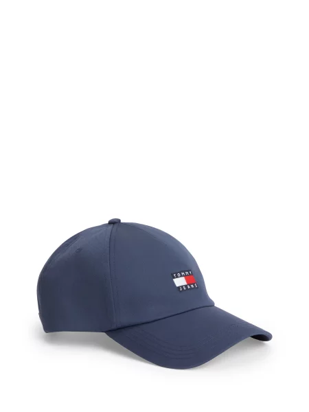 Tommy Jeans Čiapka HERITAGE námornícka modrá / zafírová / červená biela