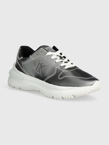 Маратонки Calvin Klein Jeans CHUNKY RUNNER LOW V MG DC сребристо