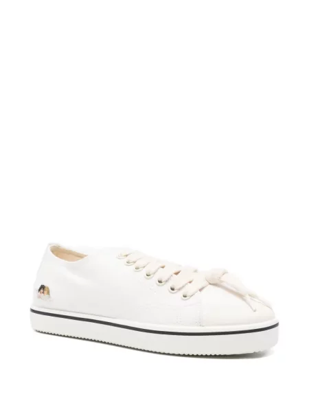 Sneakerși Fiorucci din canvas alb