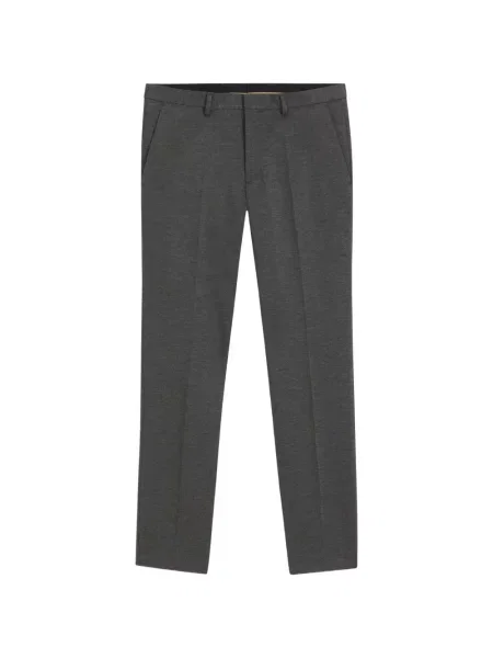 Pantaloni Hugo de lână melange gri
