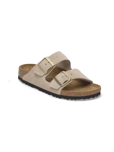Sneakers Birkenstock Arizona Suede Leather Sandcastle EUR 36 beżowe