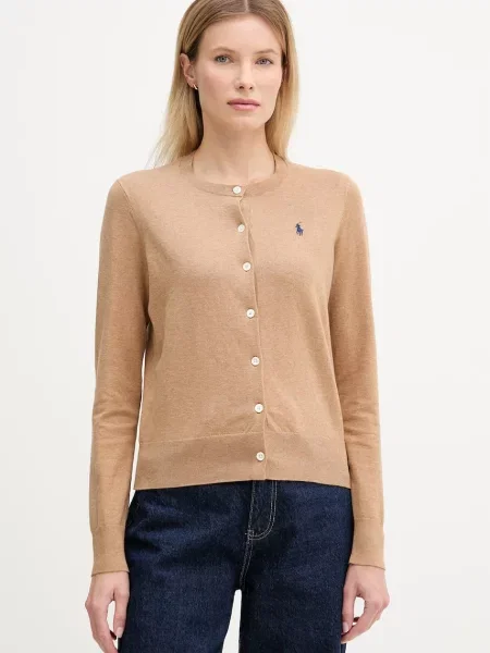 Polo Ralph Lauren Geacă tricotată bej amestecat maro
