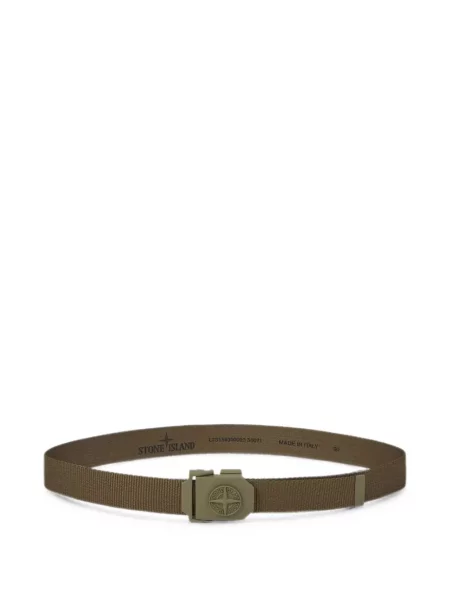 Curea Stone Island cu strasuri verde