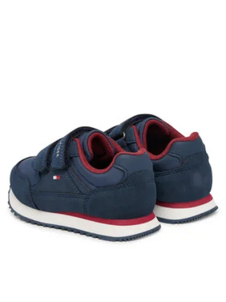 Sneakersy Tommy Hilfiger Low Cut Velcro Sneaker M Tmavomodrá