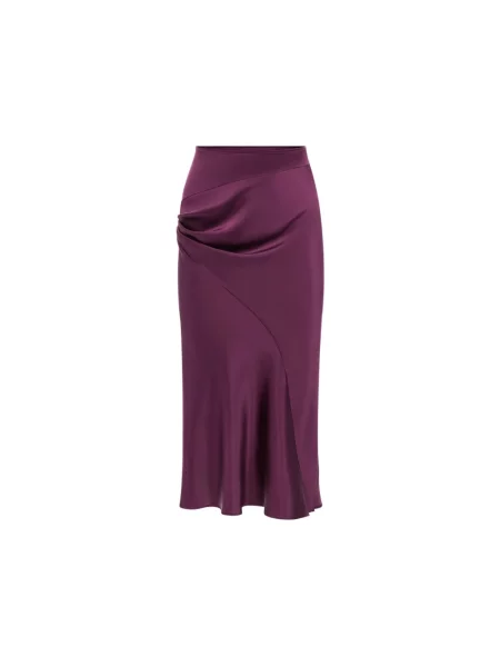 Spódnica midi Nina Ricci fioletowa