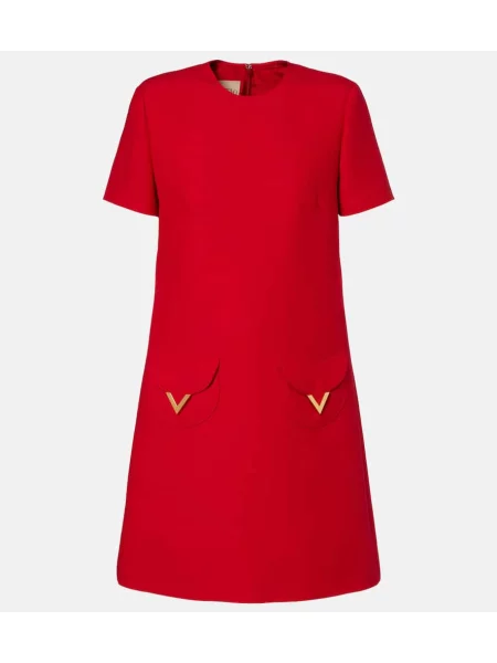 Rochie Valentino din crep roșu