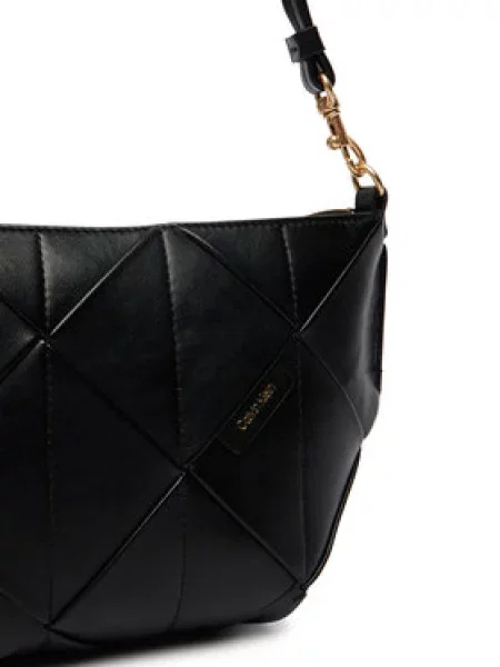 Calvin Klein Ročna torba Woven črna