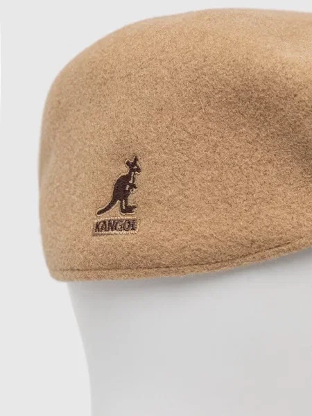 Czapka Kangol wełniana beżowa