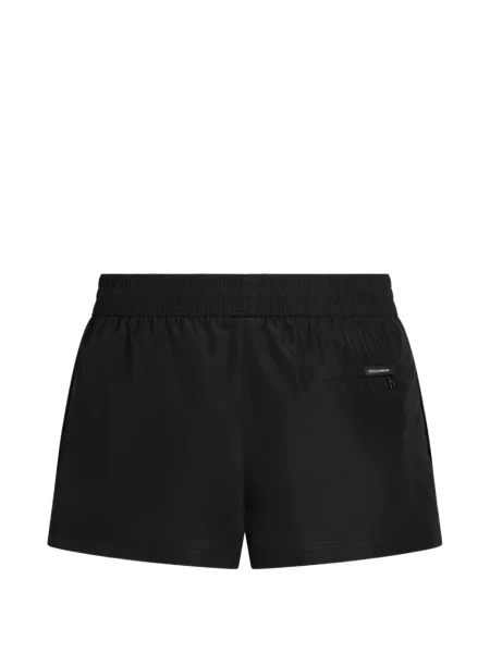 Slip de baie Dolce & Gabbana din canvas negru
