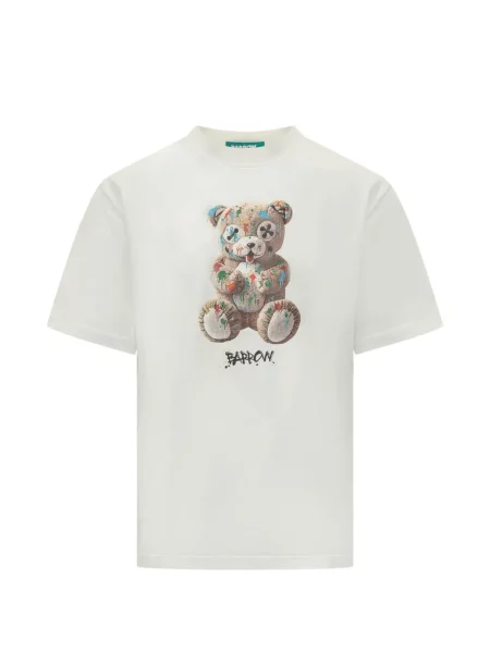 Ursuleț de pluș tricou Barrow cu imagine din jerseu alb