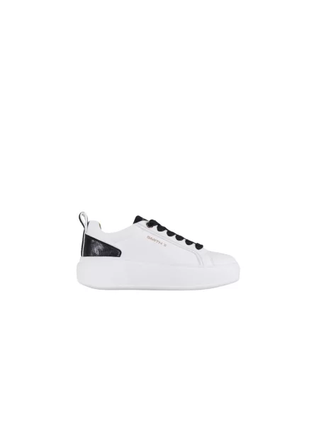 Sneakersy Alexander Smith z nadrukiem białe