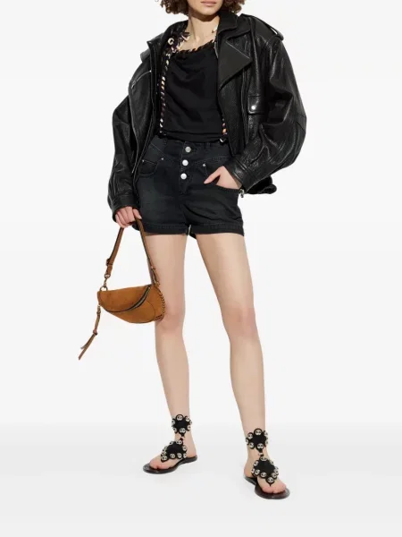 Pantaloni scurți Isabel Marant negru