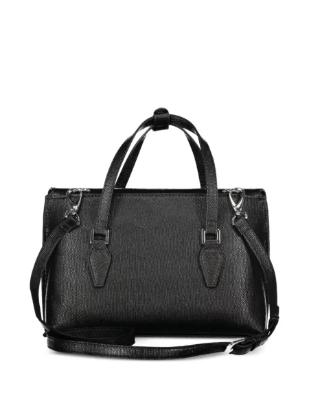 Shopper táska Mario Valentino autogrammal fekete