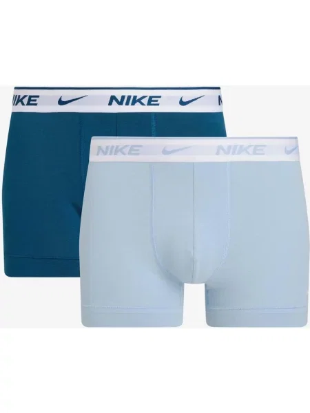 Bokserki Nike Trunk niebieski 2 sztuki S biały