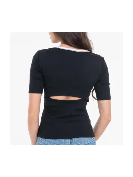 Tricou copii Calvin Klein Jeans negru