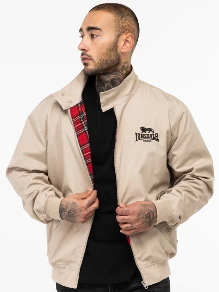 Lonsdale Classic Демісезонна куртка Бавовна/поліестер бежевий