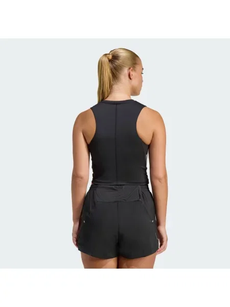 Koszulka Iconic Running Crop Tank czarna