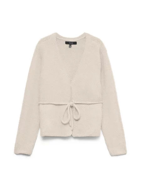 VERO MODA Geacă tricotată CORA crem