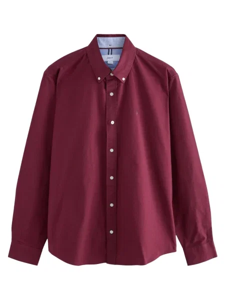 Next Cămașă burgundy roșu