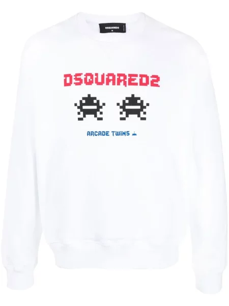 Hanorac Dsquared2 cu imagine alb
