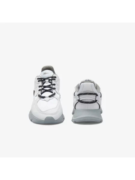 Lacoste Sneakersy Neo Jasnoszare szary