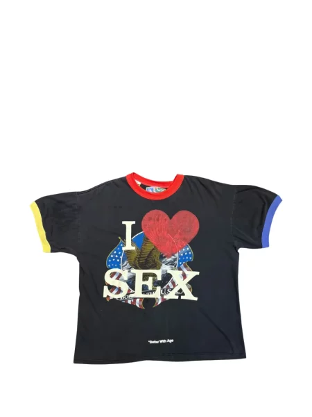 Tricou Better With Age cu imagine negru