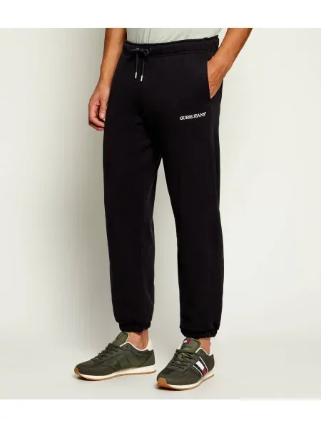 Guess Jeans Pantaloni de trening negru