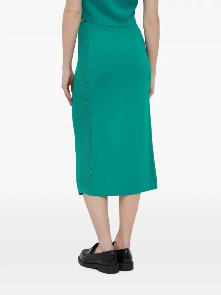 Fustă tip creion Benetton tricotate verde