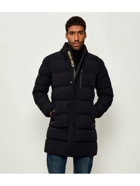 Férfi Woolrich Matt Stretch Hosszú Puffer dzseki fekete. Méret: M fekete