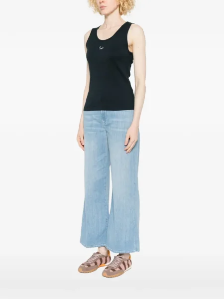 Vestă Maison Kitsune cu nervuri albastru
