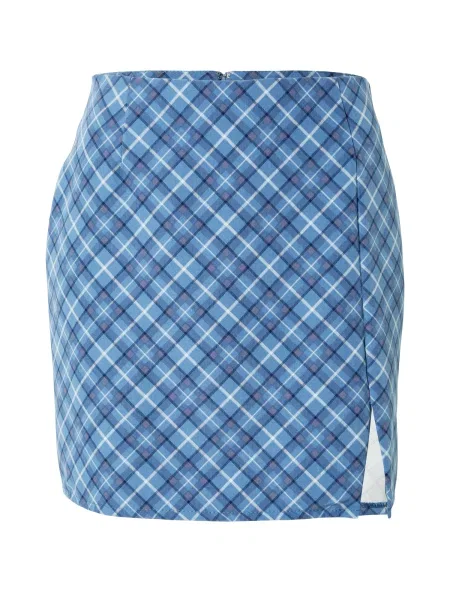 Cotton On Fustă MOD albastru / albastru deschis / albastru cobalt / murdar / roz pudră alb