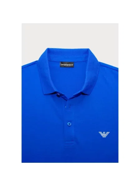 Koszulka polo Emporio Armani niebieska