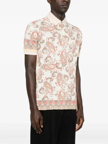 Polo Etro cu imagine cu model paisley