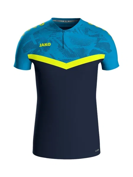 JAKO Tricou funcțional / bleumarin / galben citron albastru