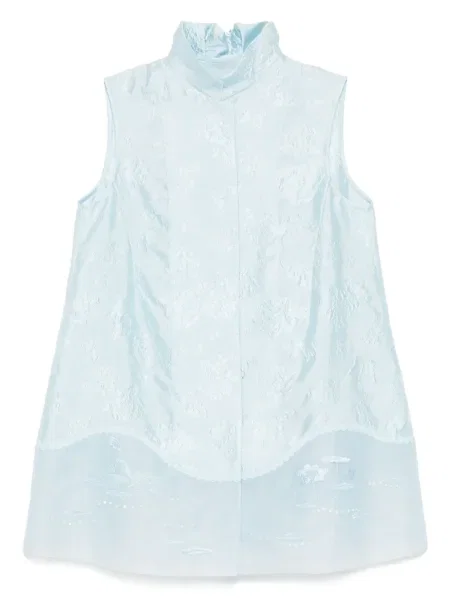 Жакардов елек Shiatzy Chen синьо